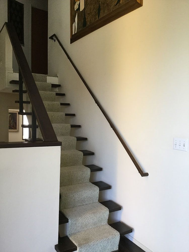 stair railings and transfer poles