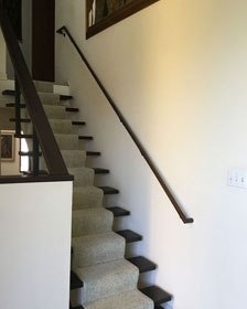 stair railings and transfer poles